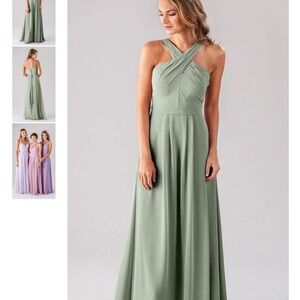 Kennedy Blue Moss Green Bridesmaids Dress Elena
